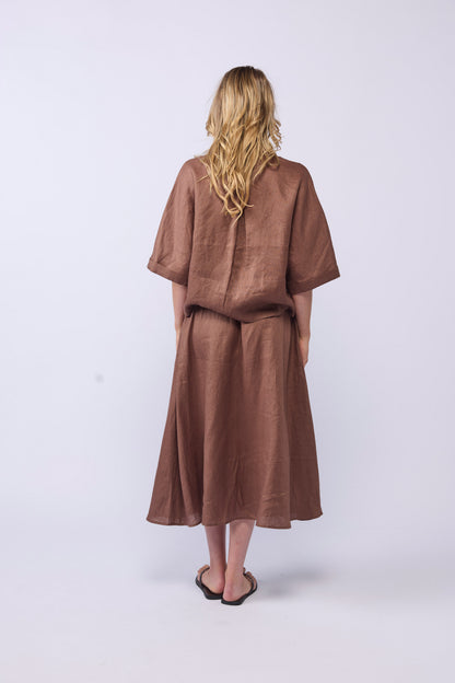 GO-TO-SKIRT - MOCHA