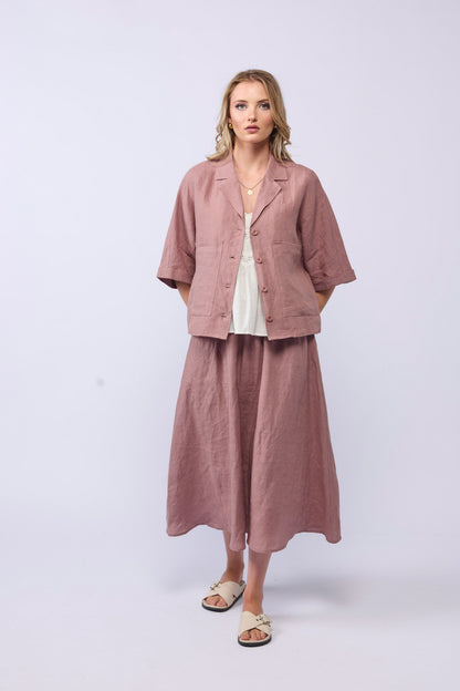 GO-TO-SKIRT - DUSKY ROSE