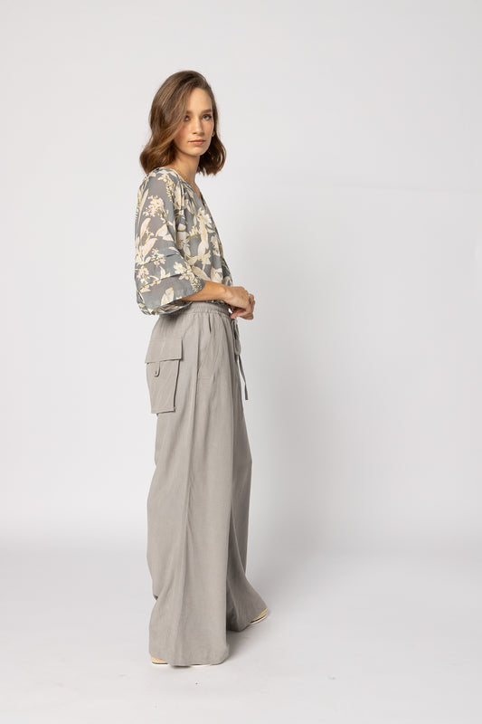4071 - Relaxed Pant - Grey Cloud