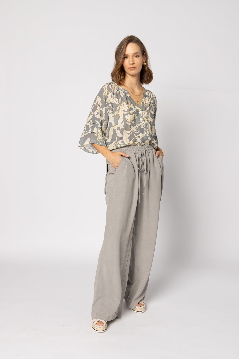 4071 - Relaxed Pant - Grey Cloud