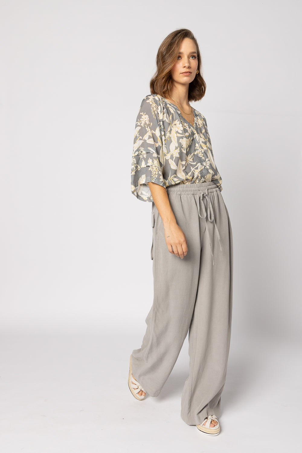 4071 - Relaxed Pant - Grey Cloud