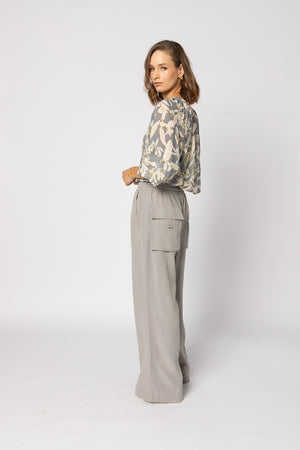 4071 - Relaxed Pant - Grey Cloud