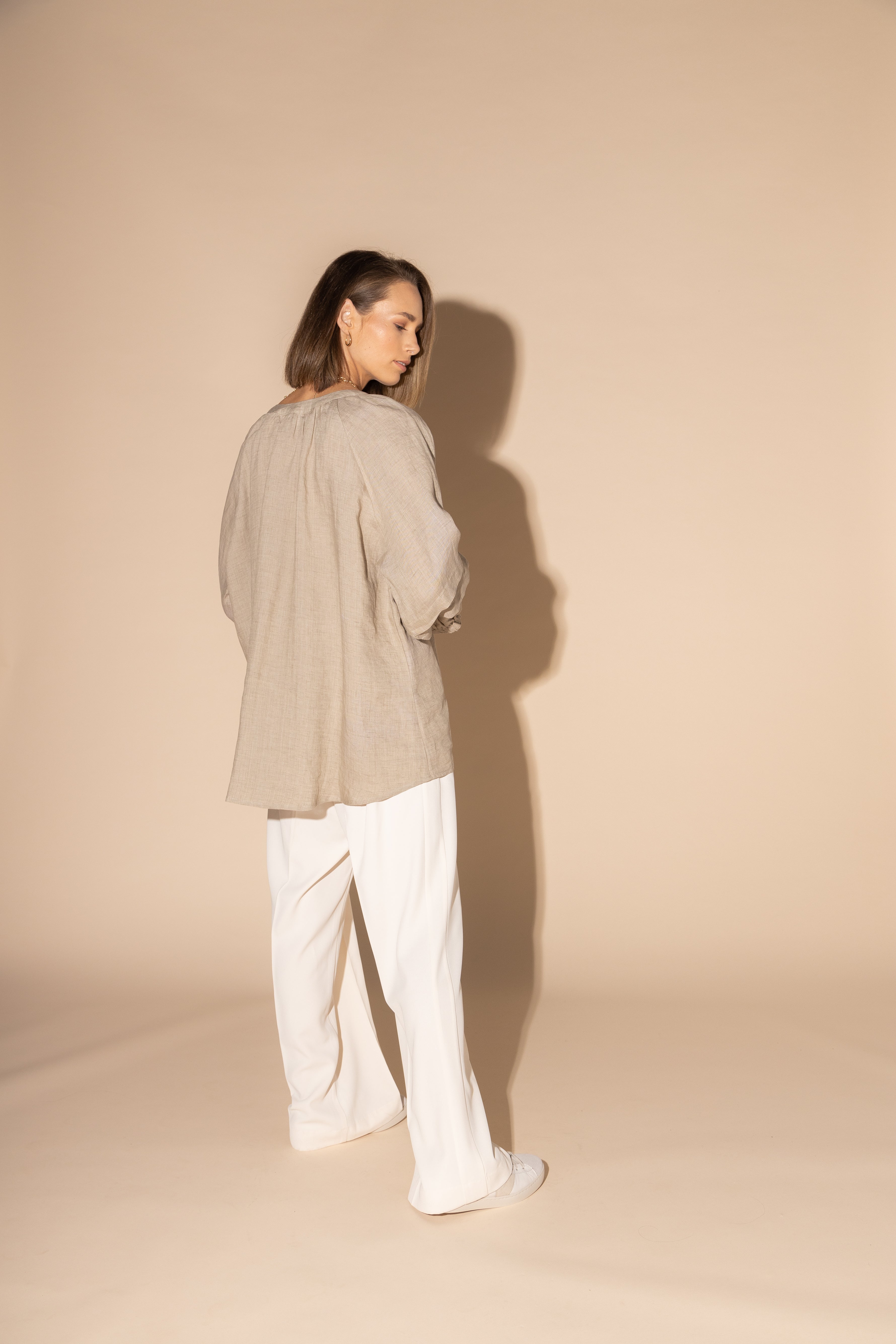 LOUGHLIN - 1201L - Frond Blouse - Natural