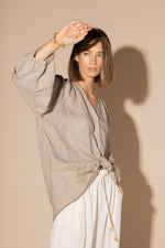 LOUGHLIN - 1201L - Frond Blouse - Natural