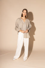 LOUGHLIN - 1201L - Frond Blouse - Natural