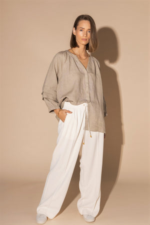 LOUGHLIN - 1201L - Frond Blouse - Natural