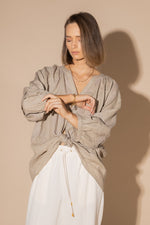 LOUGHLIN - 1201L - Frond Blouse - Natural
