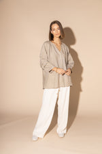 LOUGHLIN - 1201L - Frond Blouse - Natural