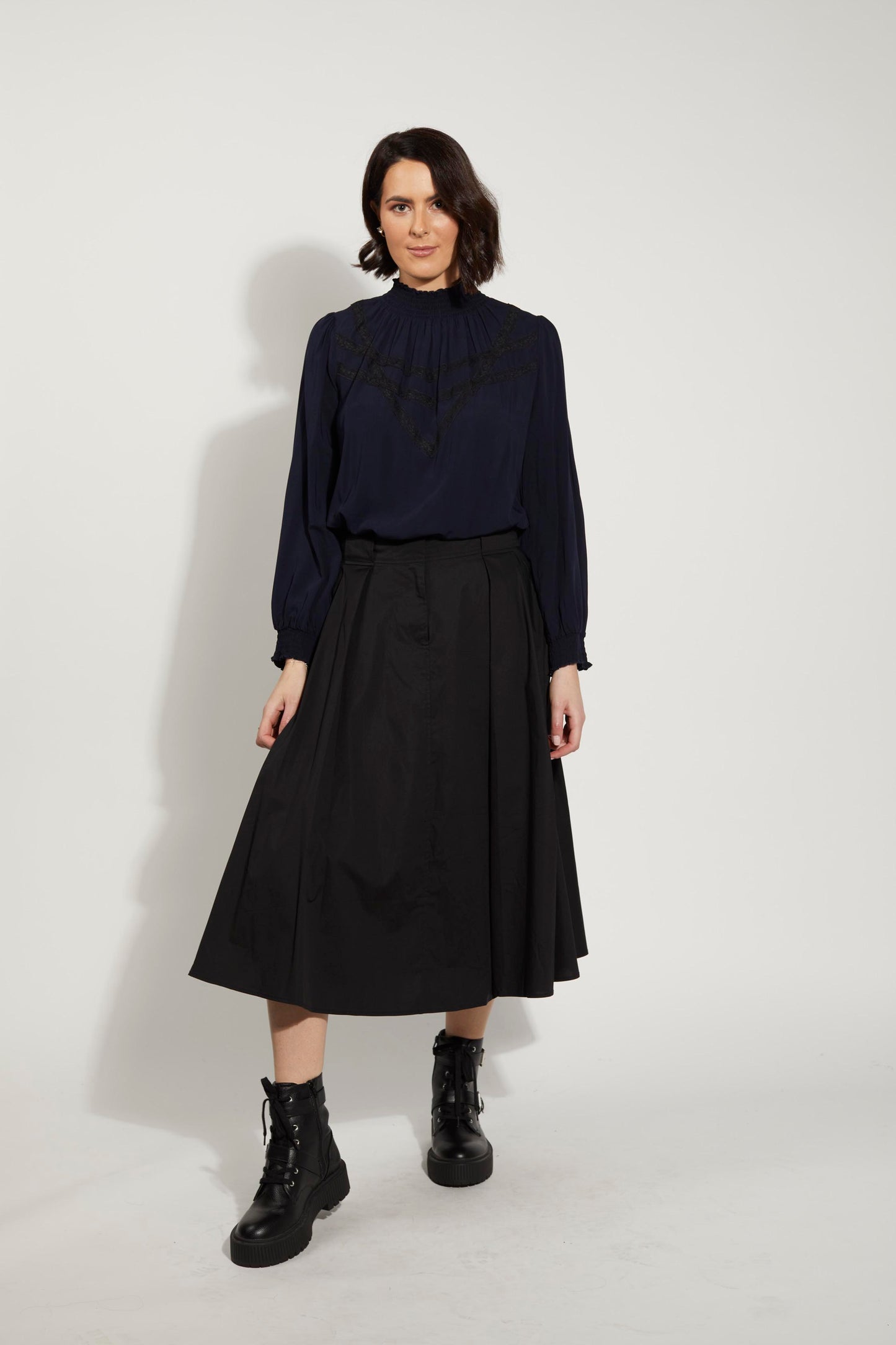 1215 - Ziggy Blouse - Midnight