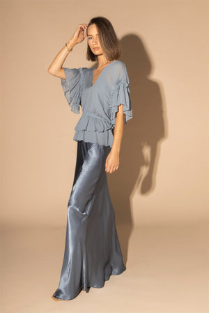 LOUGHLIN - 1230L - Brooke Blouse - Liberty Blue