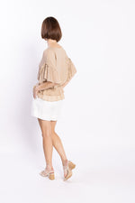 LOUGHLIN - 1230L - Brooke Blouse - Beige