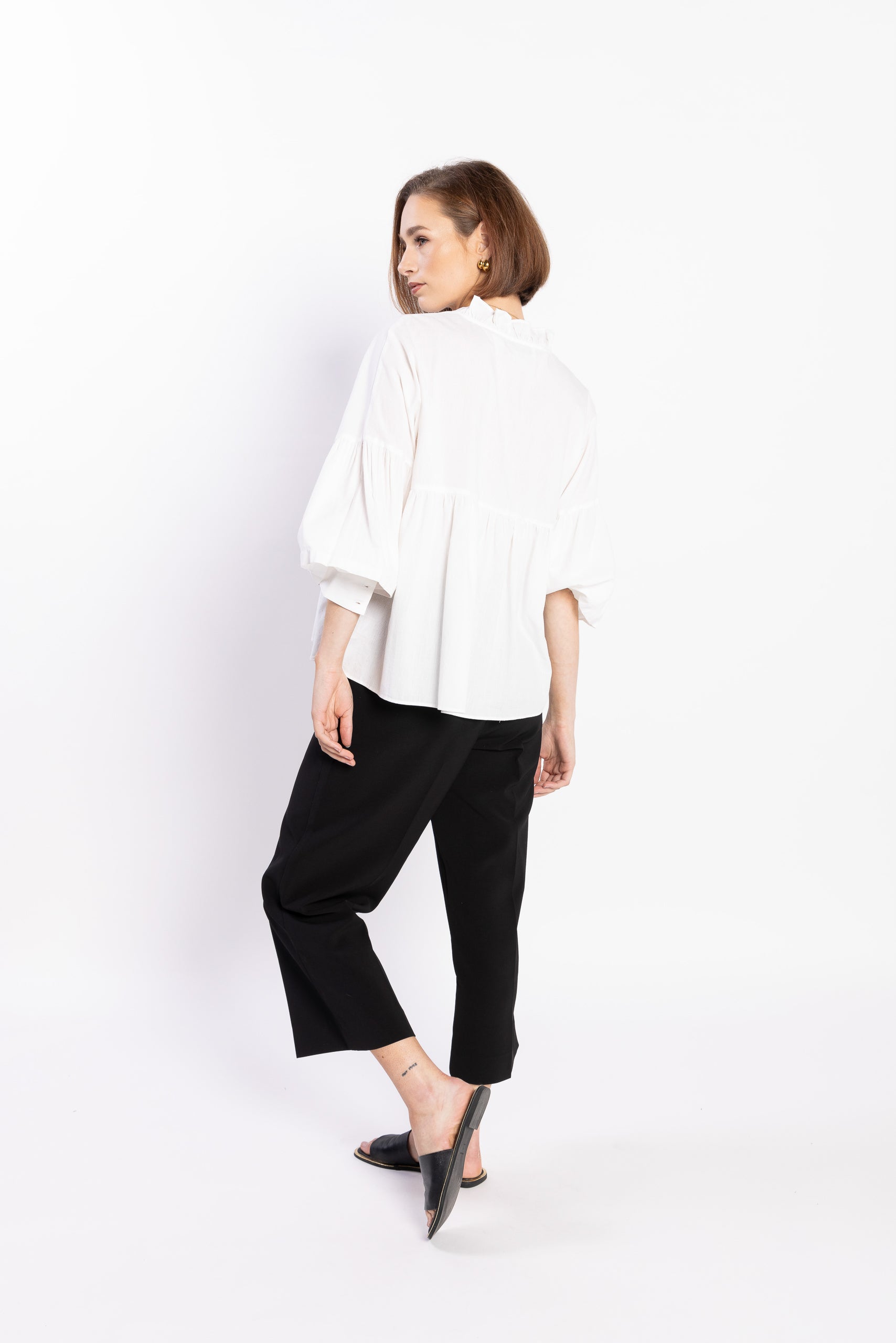 LOUGHLIN - 1232L - BEVERLY BLOUSE - IVORY