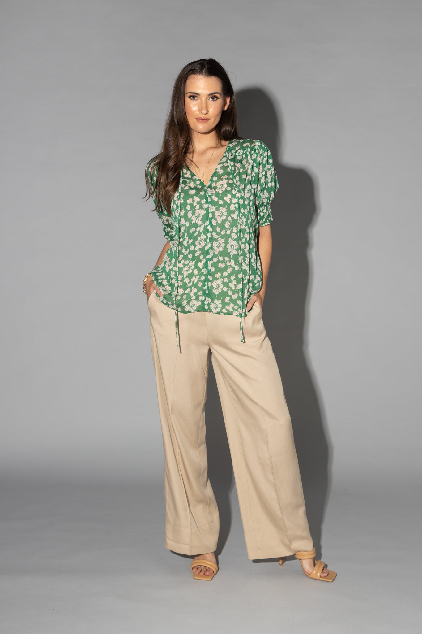 1234 - Newland Top - Apple Floral
