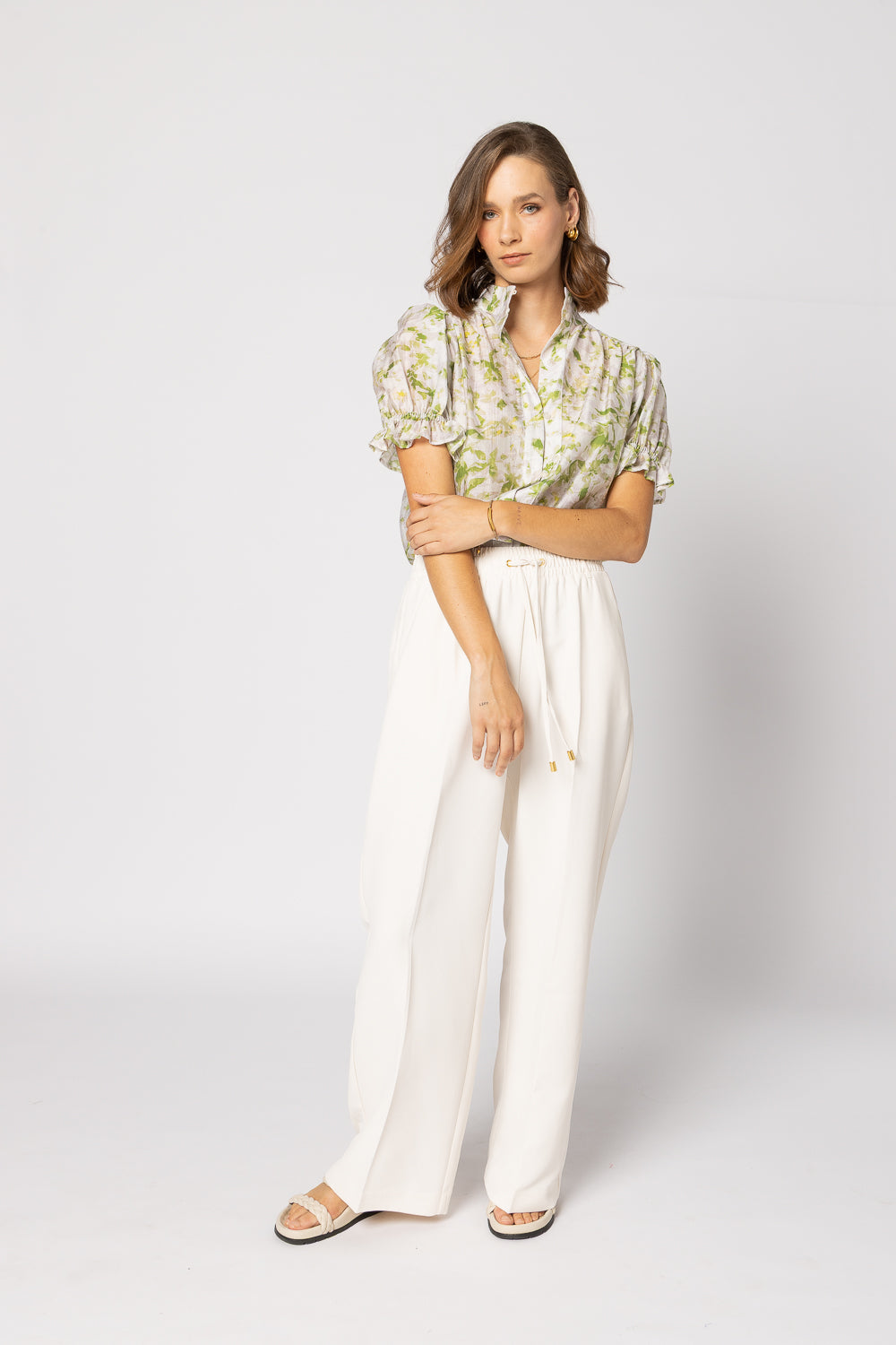 1236 - Riley Blouse - Garden Meadow