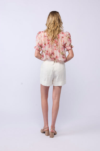 *NEW ARRIVAL* 1236 - Riley Blouse - Carnation