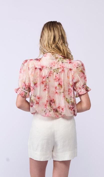 *NEW ARRIVAL* 1236 - Riley Blouse - Carnation