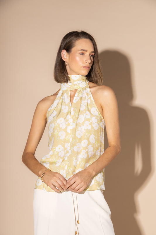 1237L - Hower Blouse - Limoncello