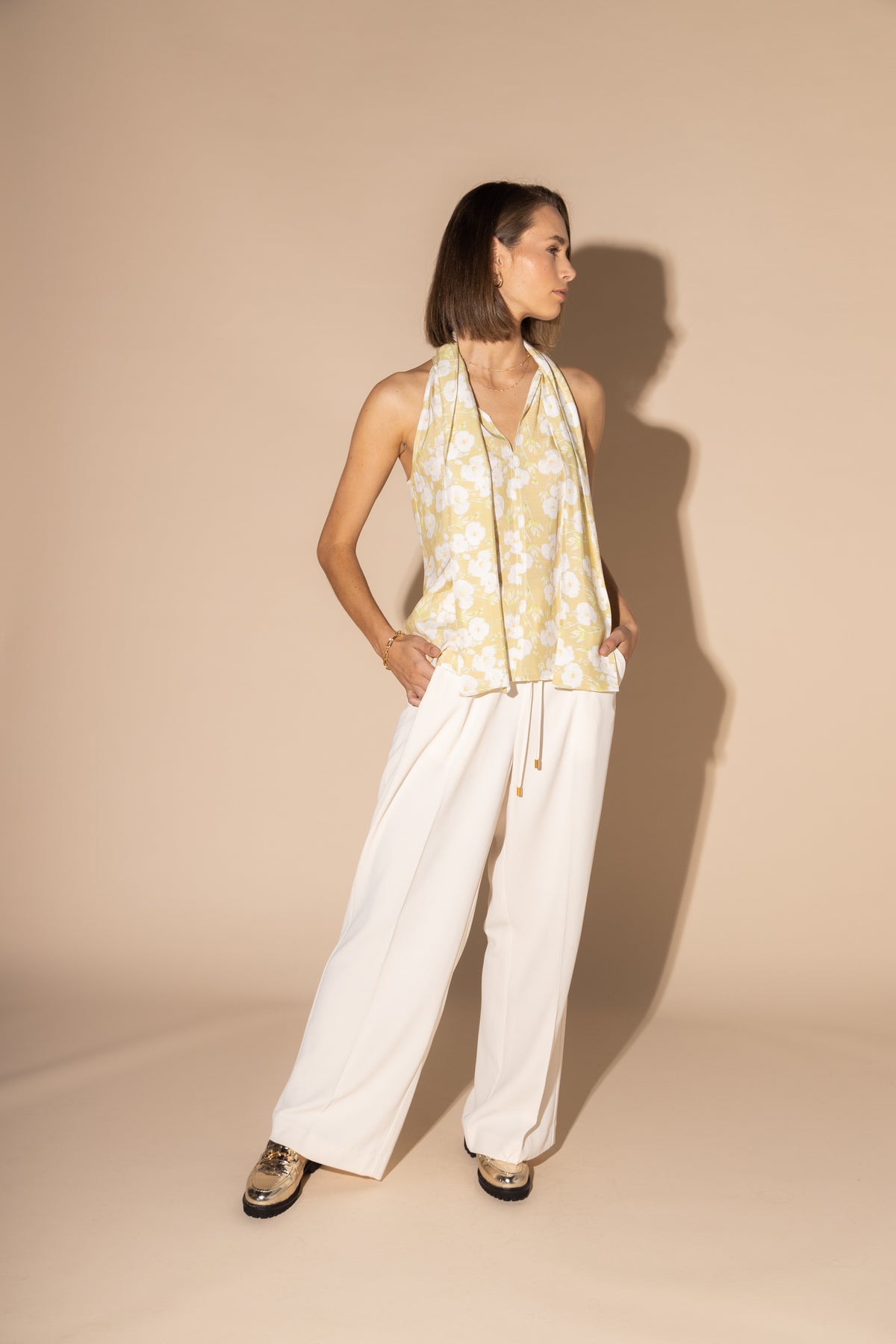 LOUGHLIN - 1237L - Hower Blouse - Limoncello