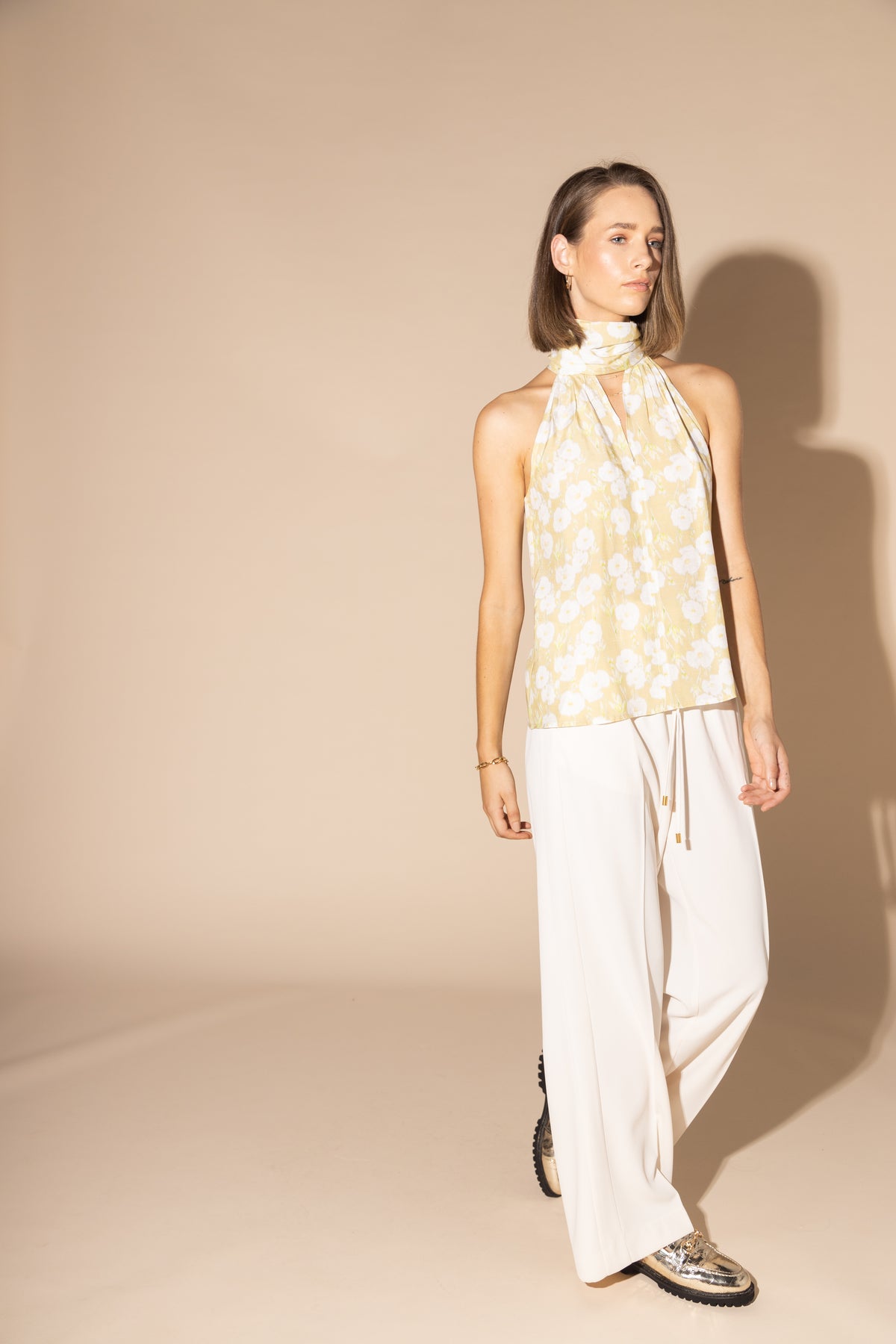 LOUGHLIN - 1237L - Hower Blouse - Limoncello