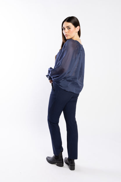 1248 - Shand Blouse - Ink
