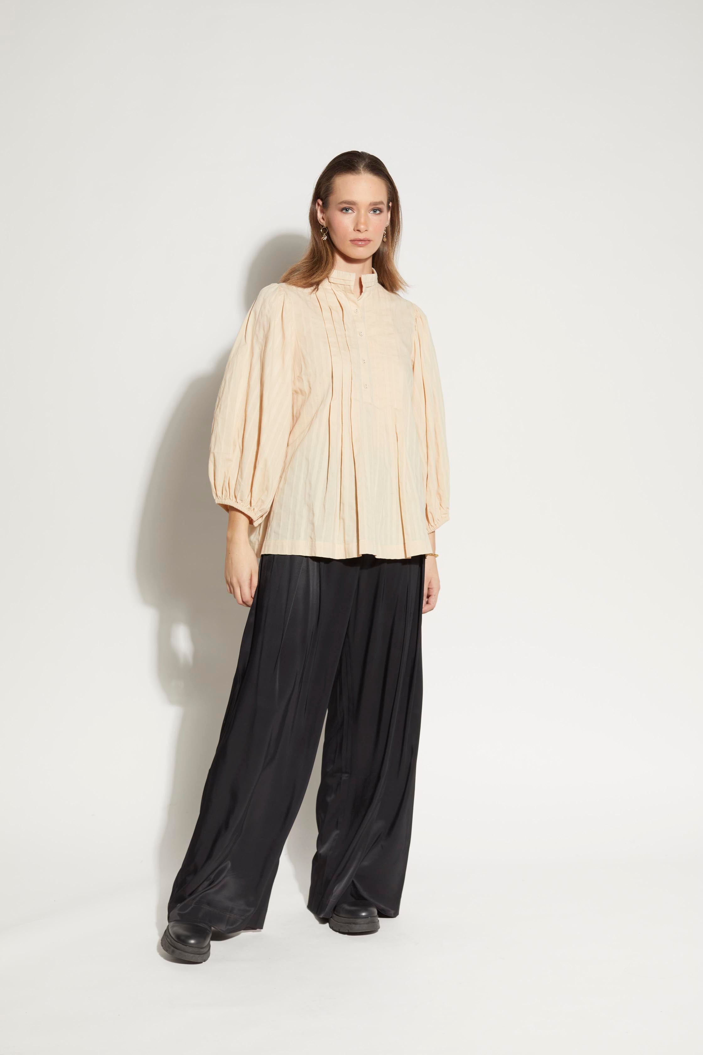LOUGHLIN - 4051L - Bond Pant - Black Satin