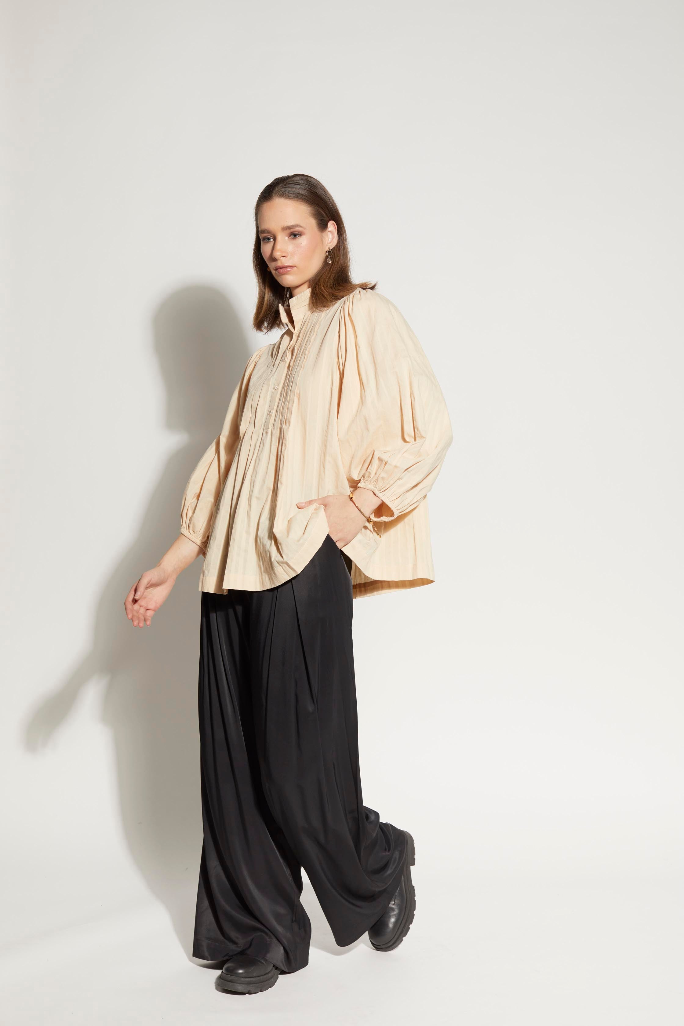 LOUGHLIN - 1252L - Hyde Blouse - Nougat