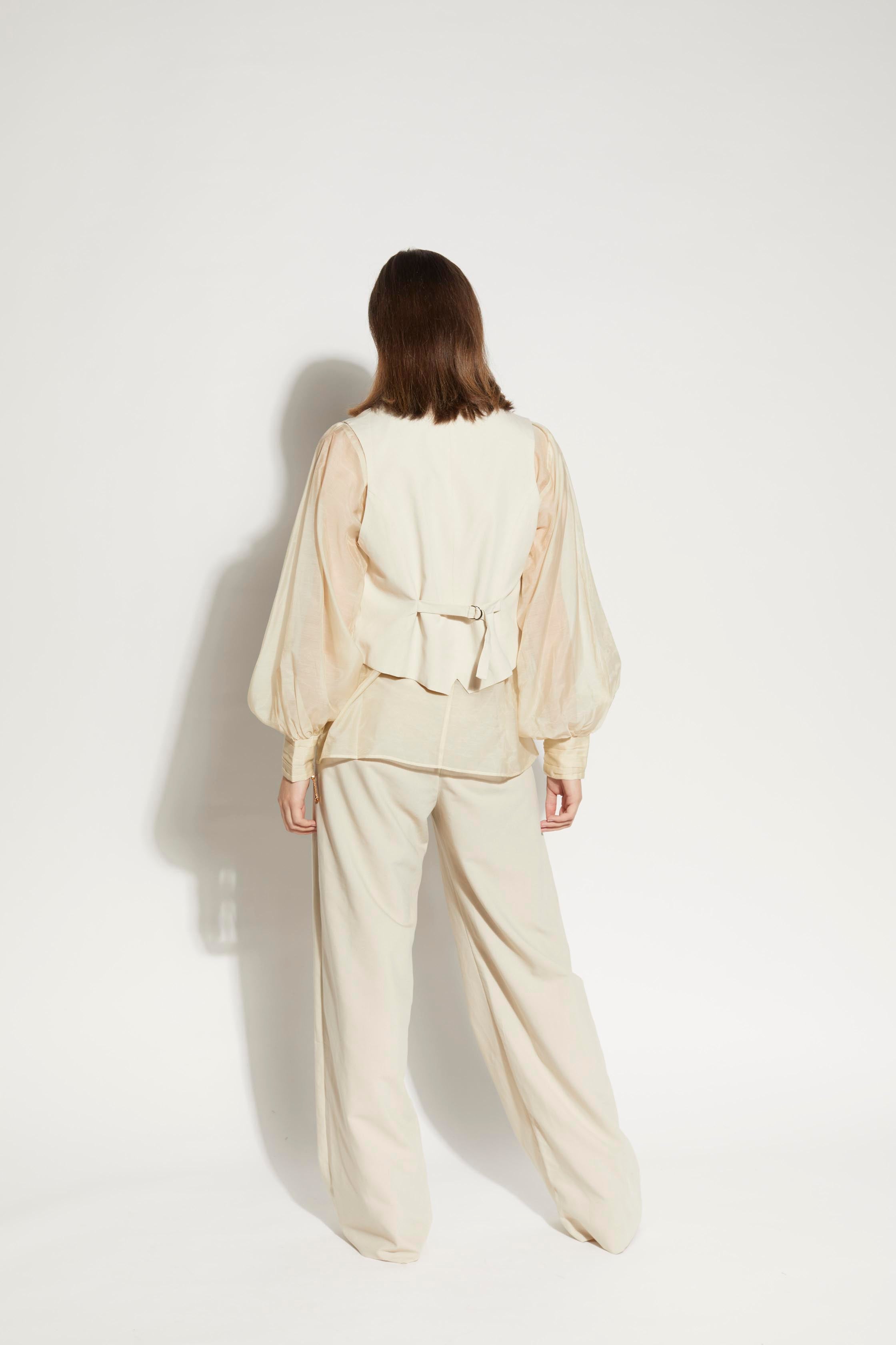 LOUGHLIN - 1253L - Ebbe Blouse - Almond