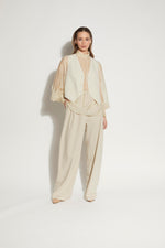 LOUGHLIN - 1253L - Ebbe Blouse - Almond