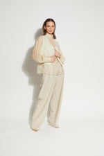 LOUGHLIN - 1253L - Ebbe Blouse - Almond