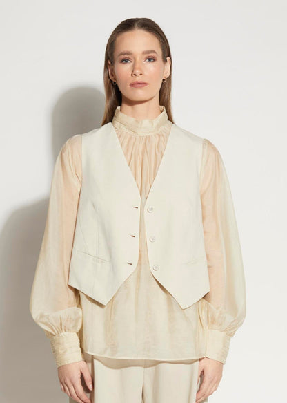 LOUGHLIN - 1253L - Ebbe Blouse - Almond