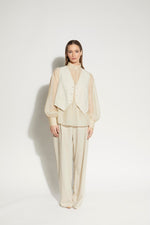 LOUGHLIN - 1253L - Ebbe Blouse - Almond