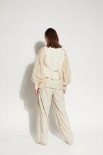 LOUGHLIN - 1253L - Ebbe Blouse - Almond