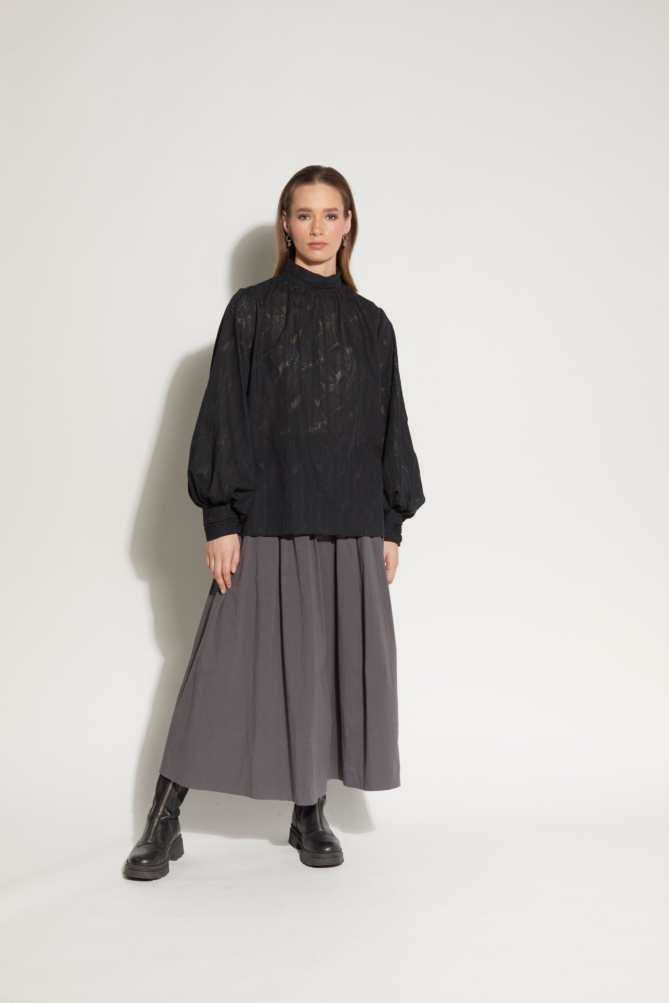 LOUGHLIN - 6052L - Direction Skirt - Smoke