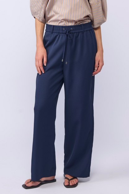 LAKE PANTS - INK LINEN