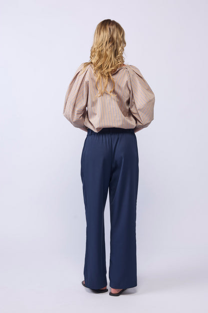 LAKE PANTS - INK LINEN