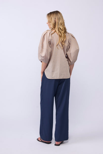LAKE PANTS - INK LINEN