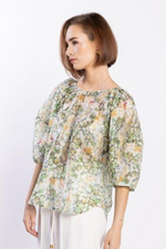 LOUGHLIN - 1254L - Compass Blouse - Green Meadow