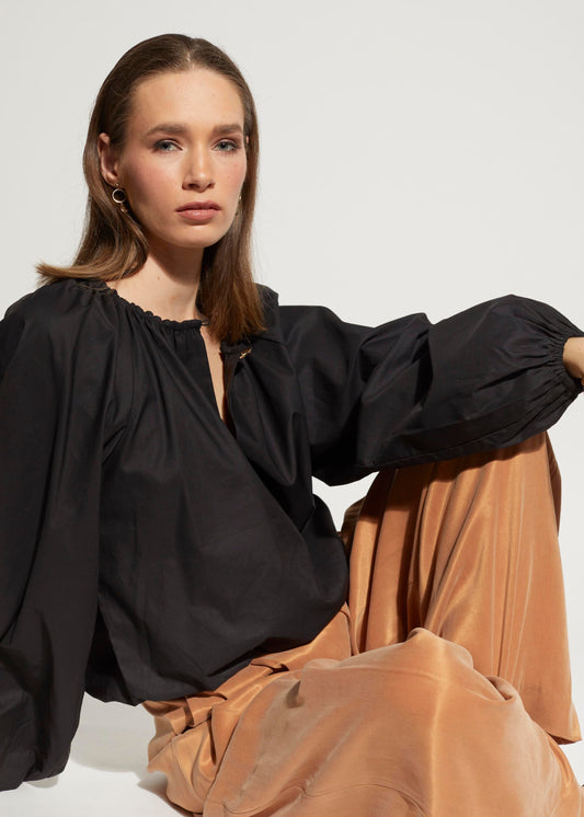 LOUGHLIN - 1255L - East Blouse - Black