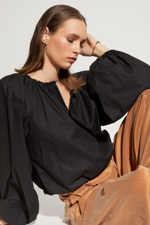 LOUGHLIN - 1255L - East Blouse - Black