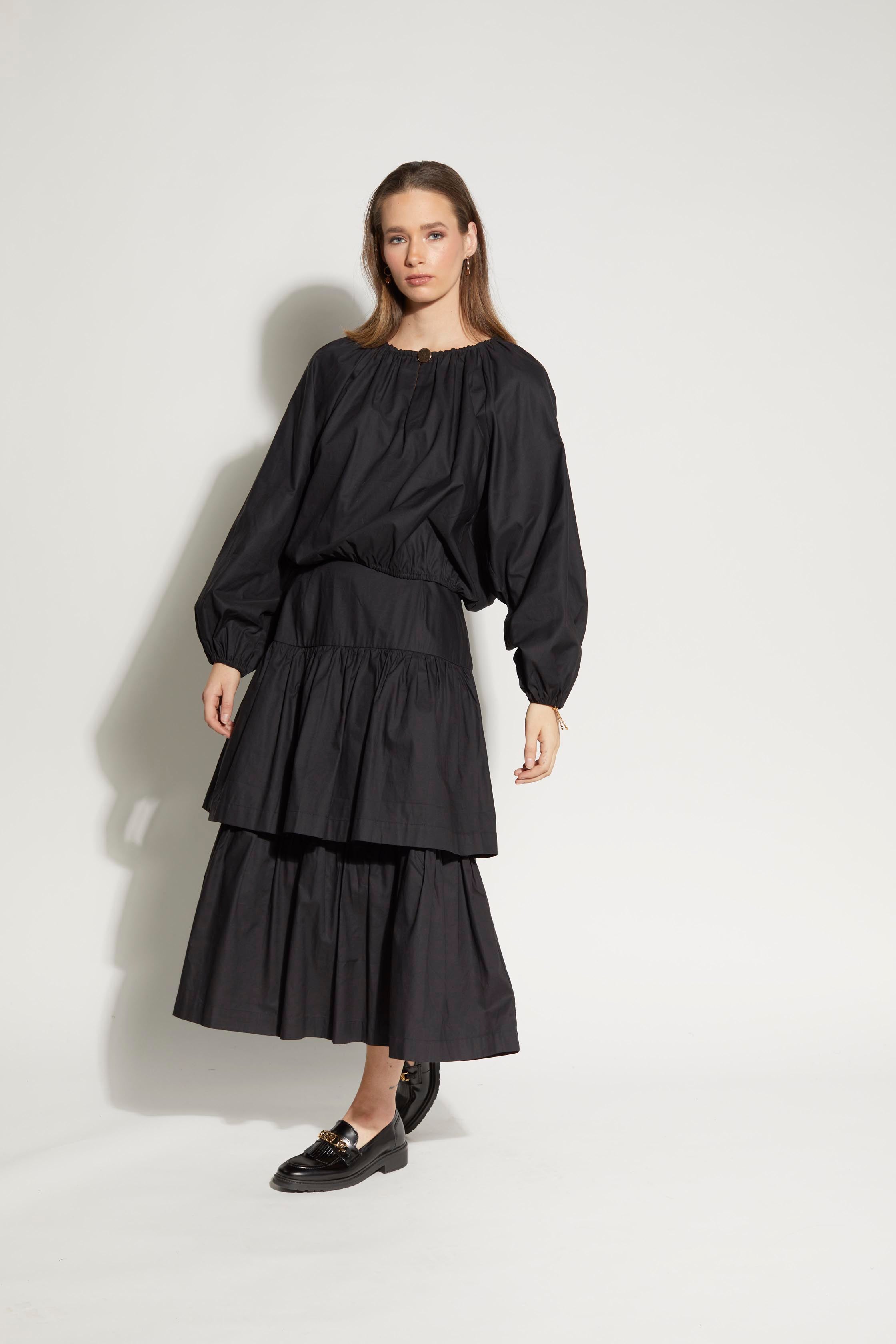 LOUGHLIN - 1255L - East Blouse - Black