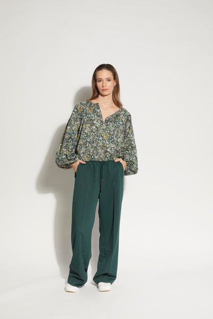 LOUGHLIN - 1255L - East Blouse - Woodlands