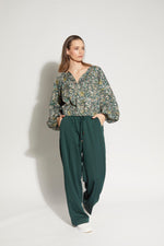 LOUGHLIN - 1255L - East Blouse - Woodlands