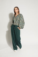 LOUGHLIN - 1255L - East Blouse - Woodlands