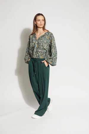 LOUGHLIN - 1255L - East Blouse - Woodlands