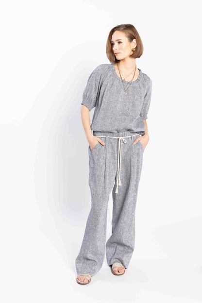 LOUGHLIN - 4002L - NYC Pants - Navy Marle