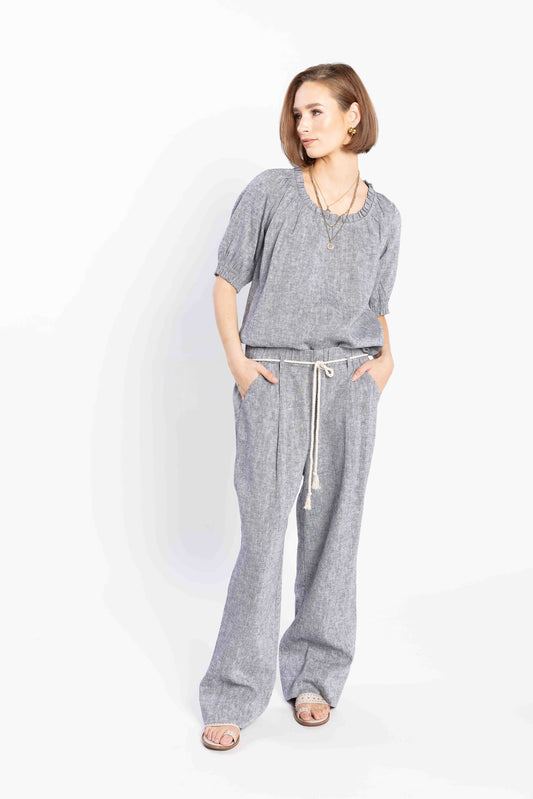 4002L - NYC Pants - Navy Marle