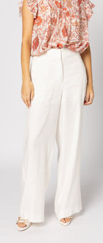 4063 - Saunter Pant - White