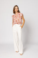4063 - Saunter Pant - White