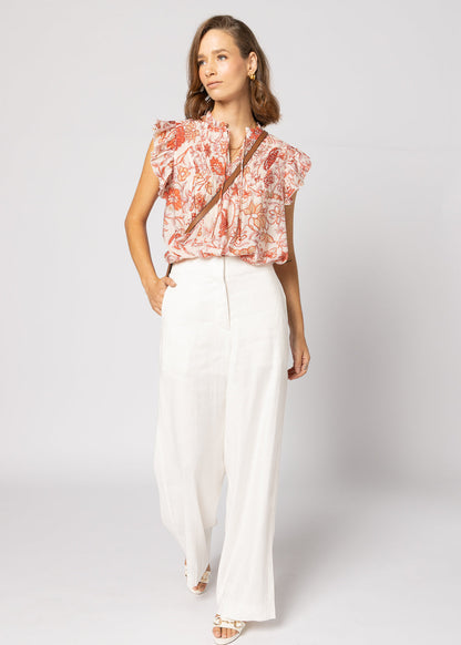 4063 - Saunter Pant - White