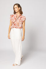 4063 - Saunter Pant - White